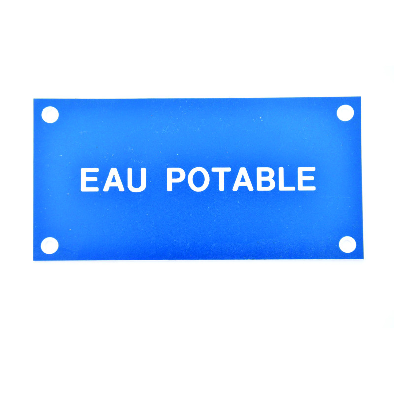 Plaque "EAU POTABLE"