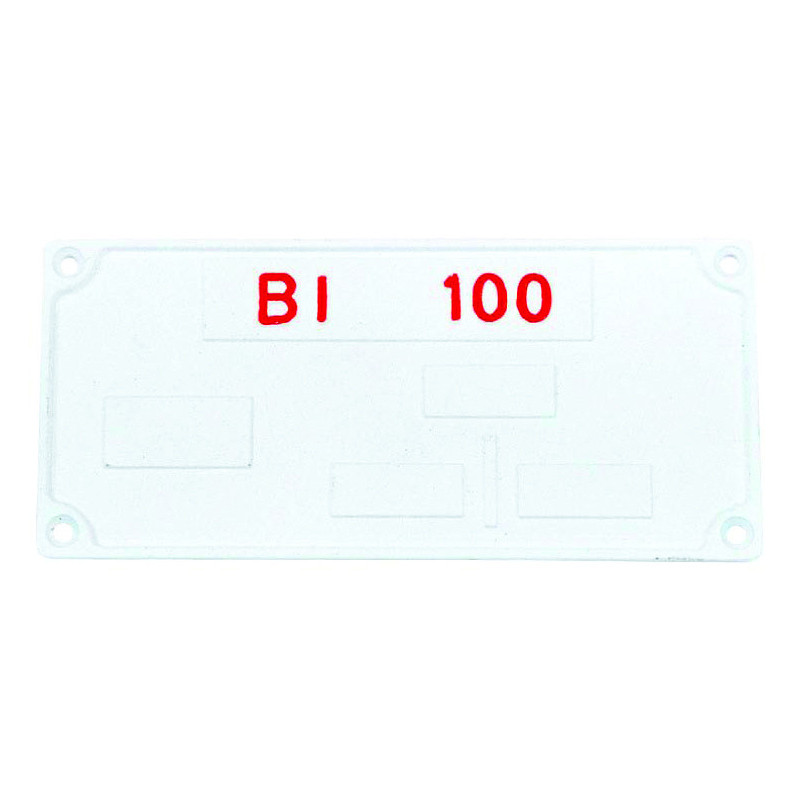 Plaque pour borne incendie "BI"