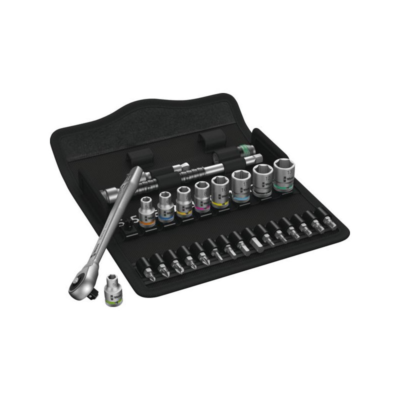 Coffret métal compact cliquet et douilles 1/4'' - Facom