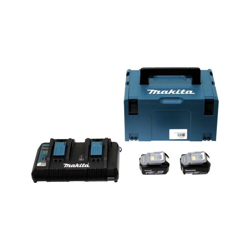 Pack 2 batteries 18V 5AH en Makpac